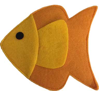 Felt Fish Catnip Toy