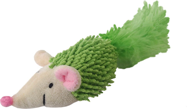 Feather Hedgehog Catnip Toy