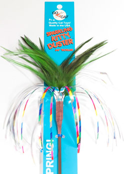 Go Cat Long Sparkling Kitty Duster, 36