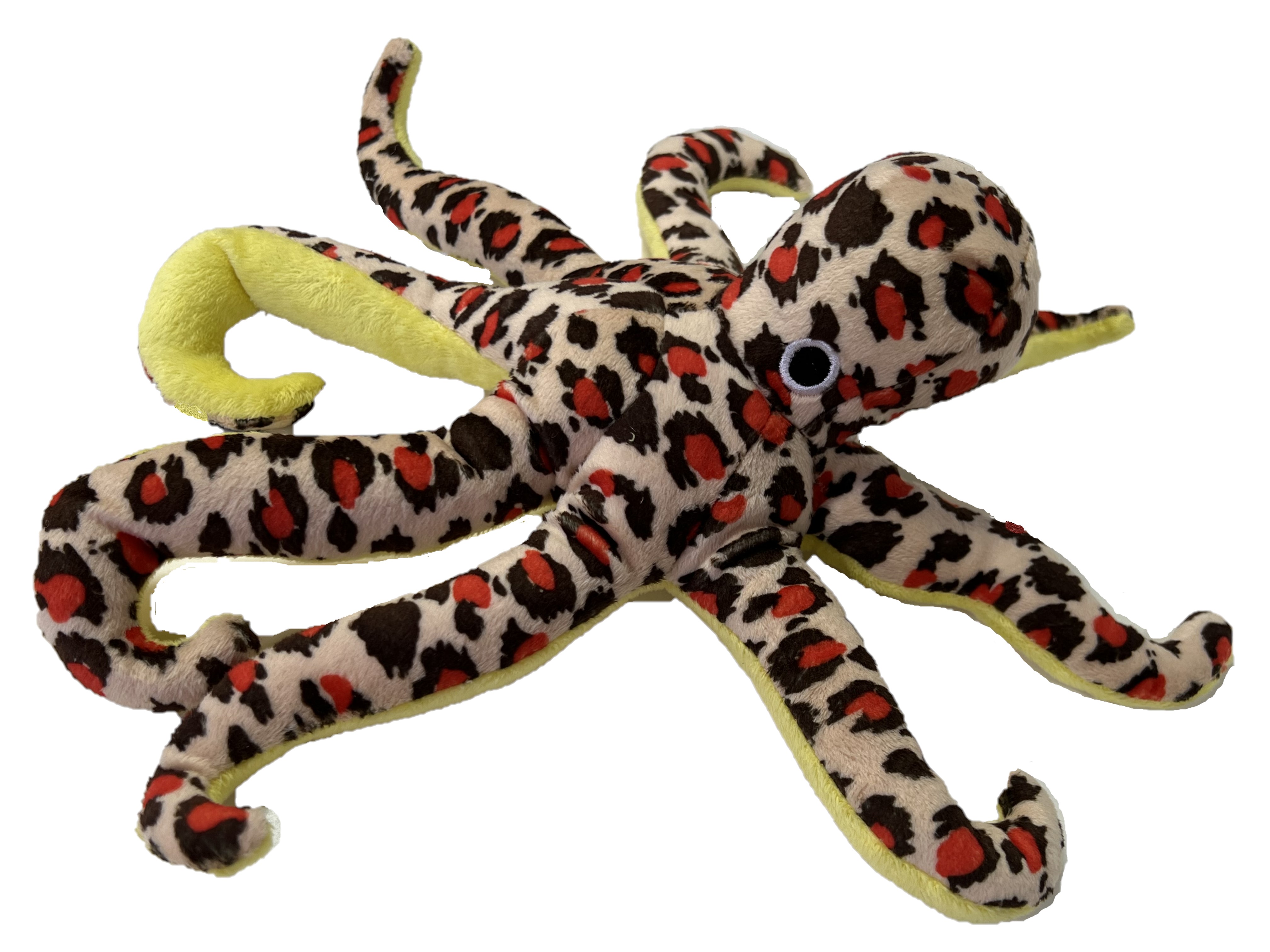 Plush Octopus Dog Toy with Squeaker Size & Fit Guide 
